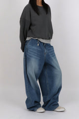 SIMON BALLOON DENIM PANTS