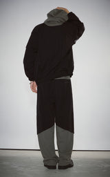  PIPPING MIX PANTS_BLACK