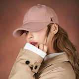 Gold stud over fit ball cap