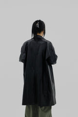 レザ―ハーフジャケット/Leather half jacket (2color)
