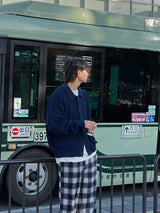 ASCLO カラーボタンカーディガン (6color)