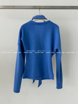 muffler set line cardigan