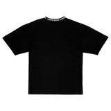 TZ RIB OVERSIZED TEE - BLACK