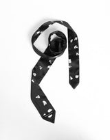 ローズサテンタイ / ROSE SATIN TIE #BLACK
