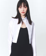 シングルボタンシャツ/Single Button Shirt White