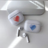 Pink - Color Jelly Heart AirPods Case_matt