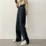 ヘムスリットウォッシングデニムパンツ