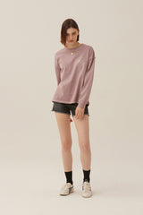 スポーツピグメントロングTシャツ／KIRSH SPORTS PIGMENT LONG SLEEVE T-SHIRT [PINK]