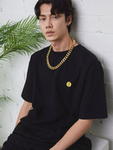 パッチオーバーサイズTシャツ/SM:]E PATCH OVERSIZED T-SHIRT BLACK (6586883670134)