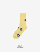 フラワーカーペットソックス / flower carpet - butter cream