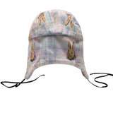 パットイヤーフラップハット / BSR2223FWCP013 BR PAT EARFLAP HAT PINK CHECK