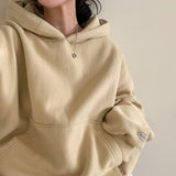 [Bellide made/fleece-lined wool] Berrygood fleece-lined wool embroidery hoodie