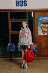 クラシックビッグロゴパーカ・グレー［ユニセックス］/ Classic Big Logo Unisex Gray Hoodie