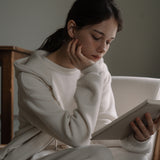 Essential Knit Hoodie - Ivory