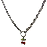 Baby cherry_necklace (6672851501174)