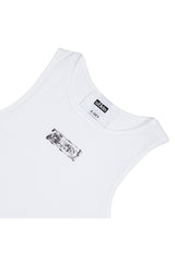 [23SS LSD COLLECTION] アイスロゴノースリーブトップ / [23SS LSD COLLECTION] Ice Logo Sleeveless Top