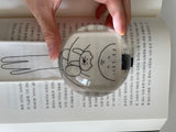 Cat butlers and elongated cat fabric bookmarks