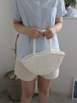 バスケットバッグ/basket bag (white)