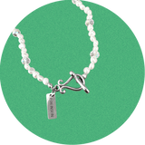 crystal flower necklace