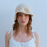 ハンドメイドフラワーズバケットハット / HANDMADE FLOWERS BUCKET HAT