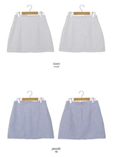 ラベンダーツイードミニスカート (2color)