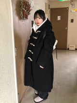 (キルティングビーム)切替フードダッフルコート