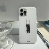 キャットブラックサマーキャットフォーンケース / Cat Black Summer Cat Phone Case