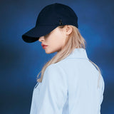 Stud logo over fit ball cap NAVY