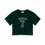 フラワークロップ半袖Tシャツ
