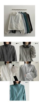 ノコストリングハイネックウィンドブレーカー / Noco String High-Neck Windbreaker