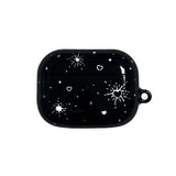 ハートボムエアポッズケース / black heart bomb AirPods case