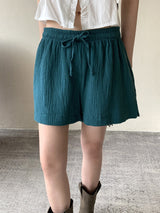 モンニーサマーエンボススリーピースショーツ / Mongni summer embossed three-piece shorts