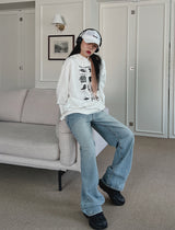 チェアフーディー/Chair Hooded T-shirt (2color)