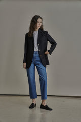 ウールツイルセットアップジャケット/WOOL TWILL SETUP JACKET_NAVY
