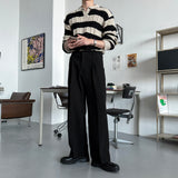 LMN Twisted Open Carriage Single Collar Knitwear (4 colors)