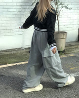 Daily Hip Crop Varsity Jacket