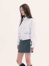レオナシャーリングシャツ