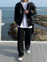 メリーディタッチャブルフーディライダージャケット / MELLY DETACHABLE HOODY RIDER JACKET(2COLOR)
