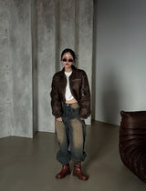 Crow's Belt SET Wide Jeans