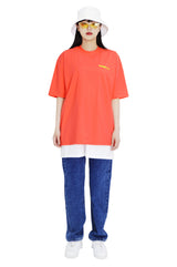ロゴオーバーラッシュショートスリーブTシャツ/logo overfit rash short sleeve T-shirt (orange)