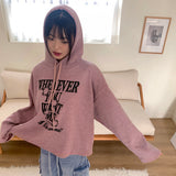 ワットエバーナッピングVネックボクシーレタリングフーディーTシャツ