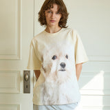 マルチーズフェイス半袖Tシャツ