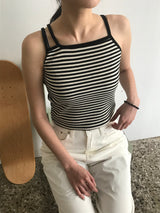 Amour stripe sleeveless