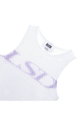 [23SS LSD COLLECTION] メッシュレイヤードノースリーブトップ / [23SS LSD COLLECTION] Mesh Layered sleeveless Top_White