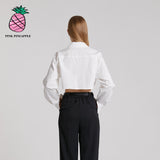 ユナ クロップドシャツ/YUNA CROPPED SHIRT