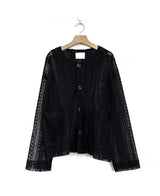 22S/S レースカーディガン (2 color) (6694785450102)