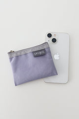 flat card pouch (pale purple)