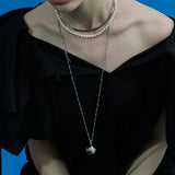 ボールペンダントネックレス / Ball Pendant Necklace_Silver