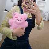 Pink Yeti Teddy bear (6658146533494)
