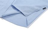 リーセントロゴストライプハーフシャツ/RECENT LOGO HALF SHIRT_SKY BLUE